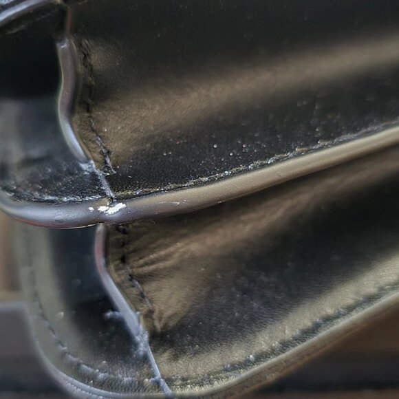 Michael Kors Black Jet Set Monogram Shoulder Bag Purse Crossbody Gold Chain NWOT - Picture 8 of 8